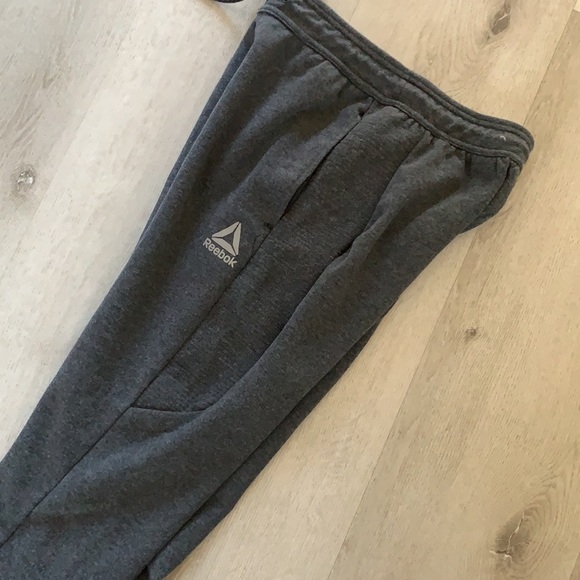 Reebok Grey Sweatpants drawstring joggers size small - Picture 10 of 13